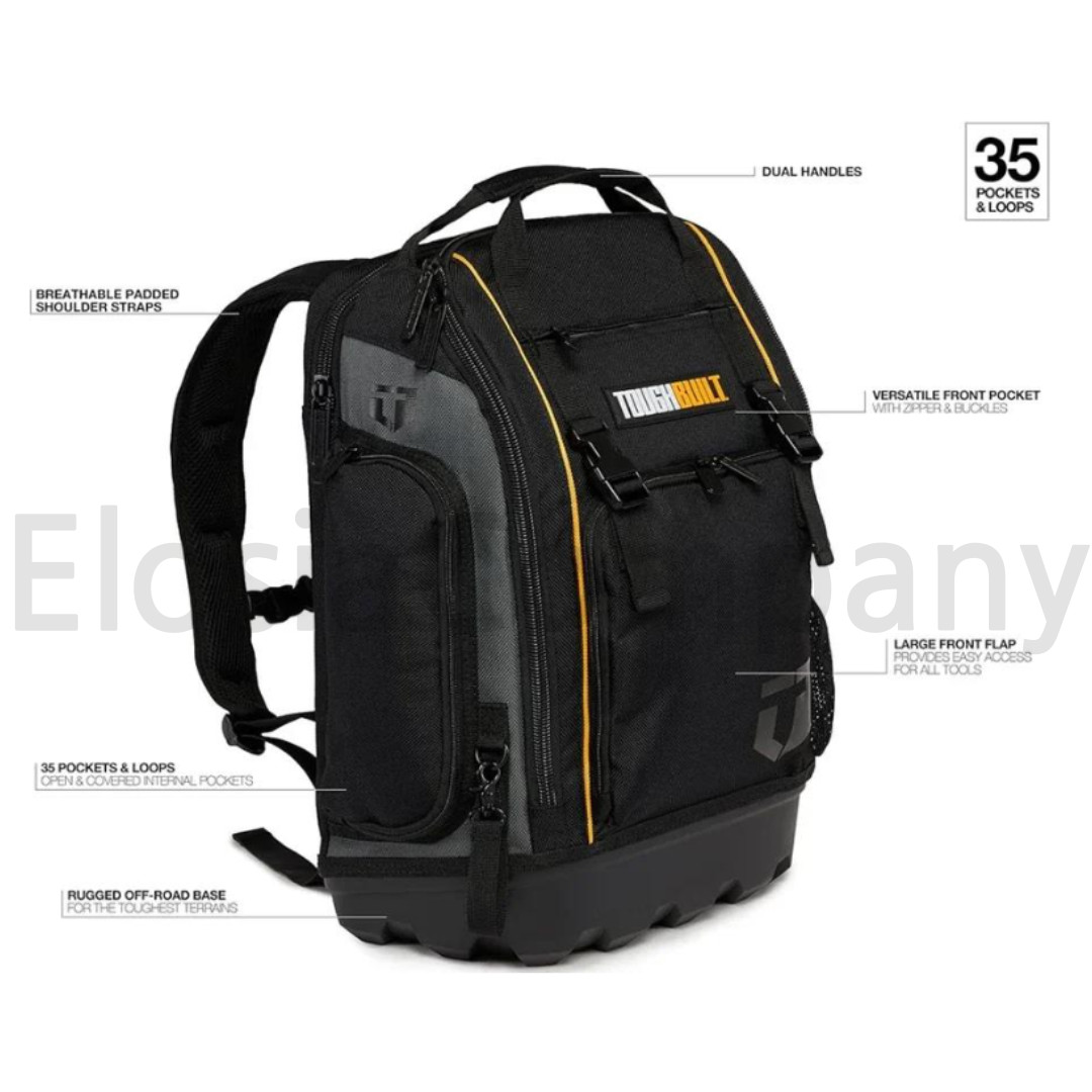 TOUGHBUILT TB-66C Tool Pouch Back Pack Genuine 300×500 mm – EXPRESS