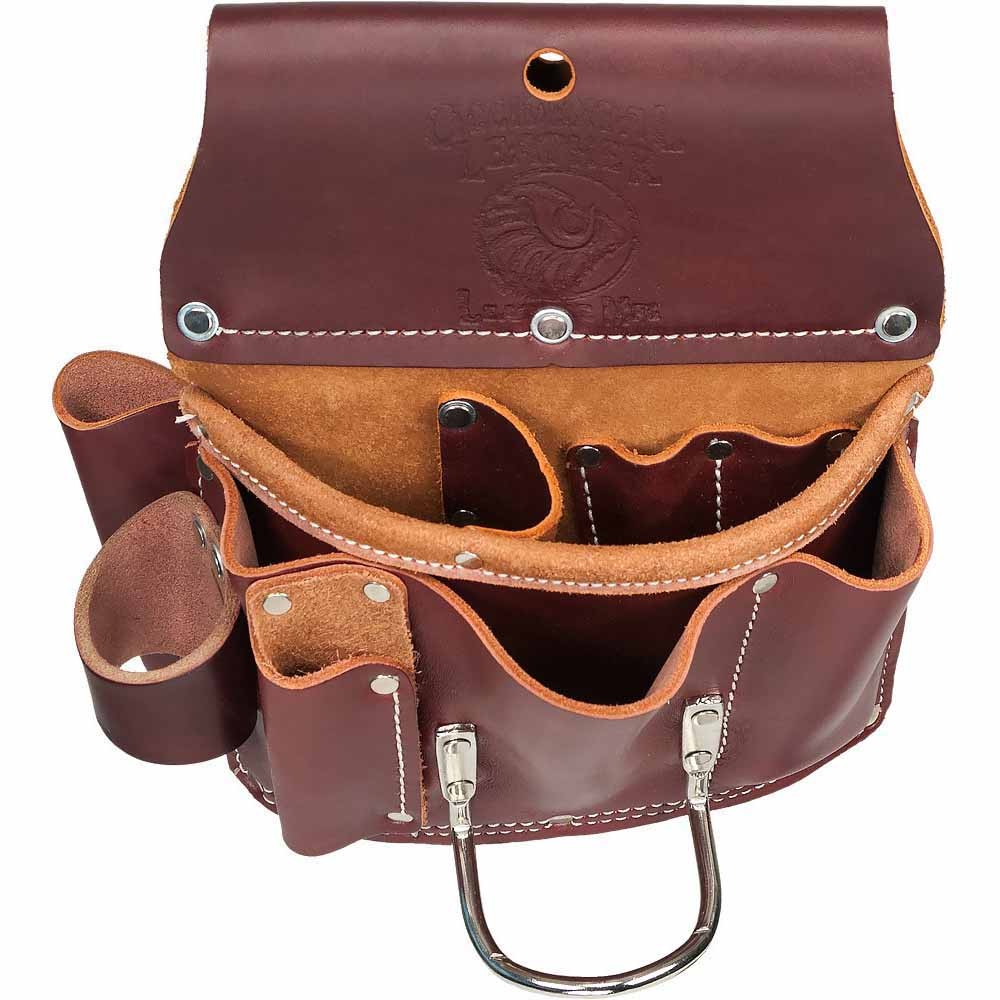 Occidental Leather 5070 11-Pocket Large Style Pro Leather Drywall Pouch, 8″ x 6″