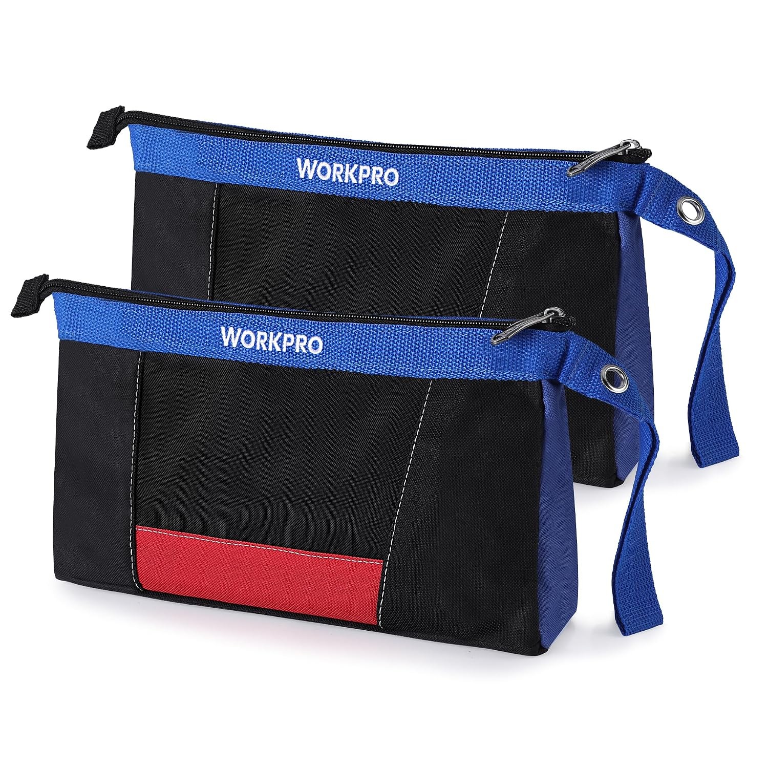 12 Inch Zipper Tool Bag Organizer Pouches 2 Pack Mesh Window Tool Storage Bag