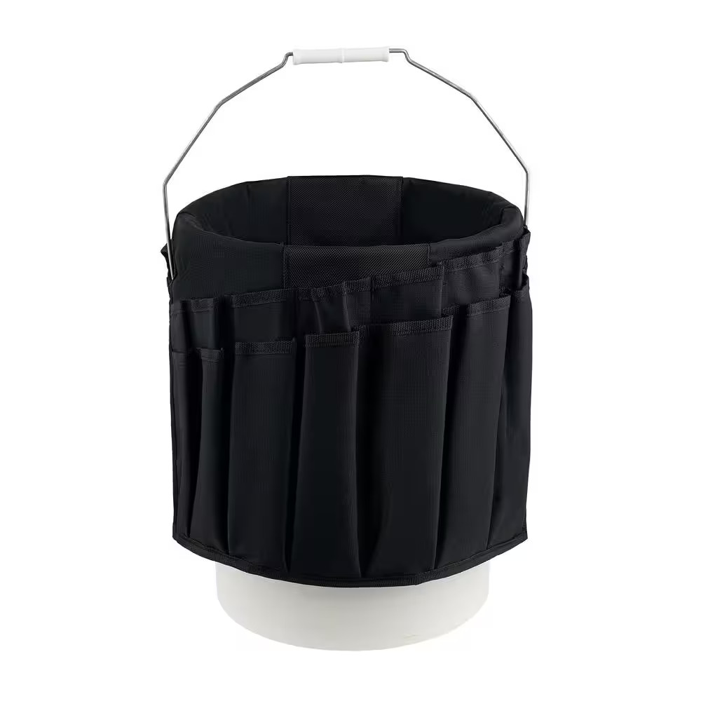 BUCKET BOSS Wrench Boss 5 Gal. Bucket Tool Organizer 44 Pockets Bulk Storage