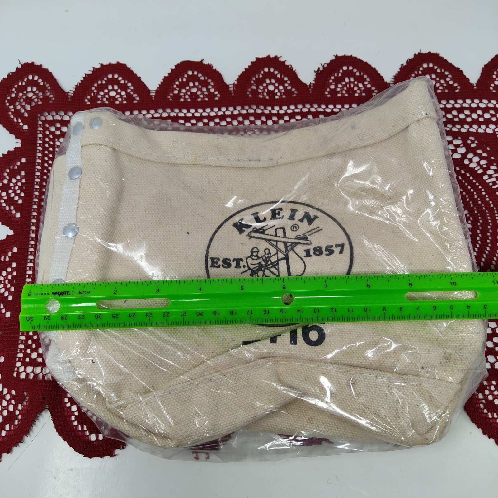 Klein Tools 5416 Bull-Pin and Bolt Bag, Canvas with Loops Brand New Sealed