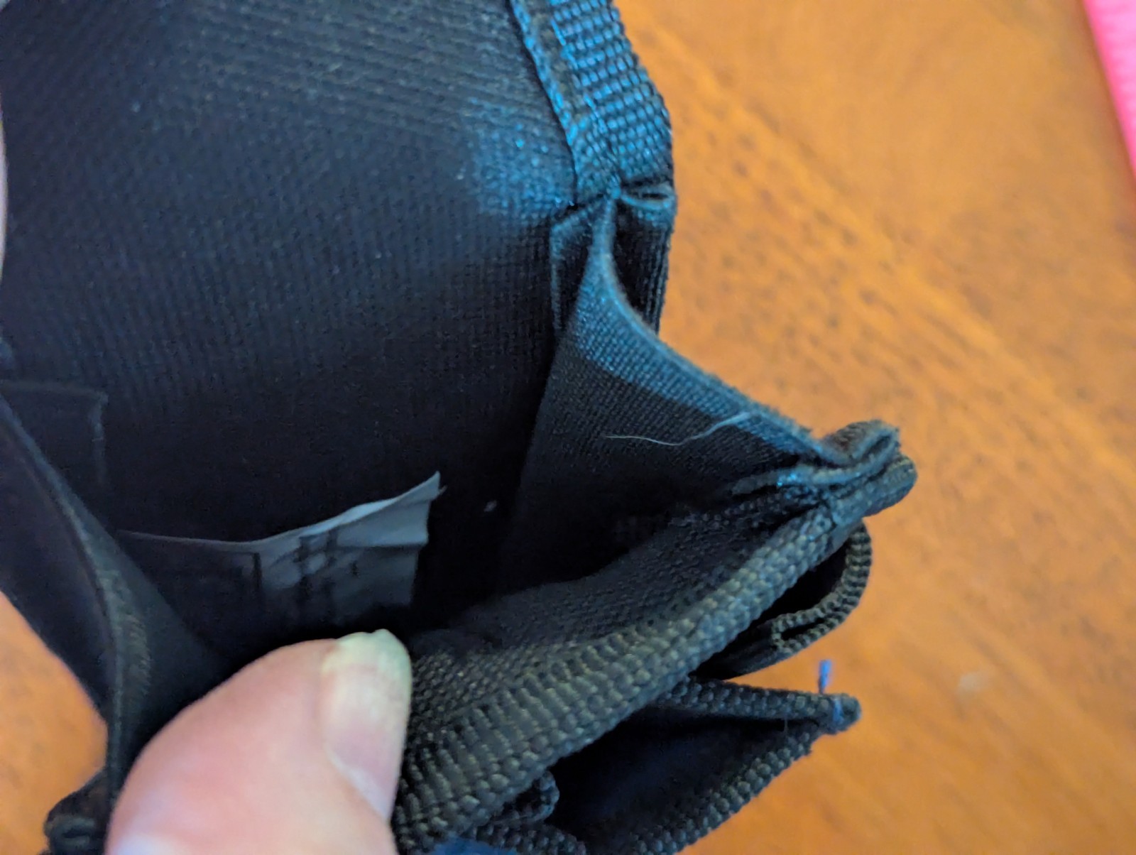 Small Cell Phone Tool Knife Holder Storage Bag Blue Nylon 7 X 3″ Belt Attachment