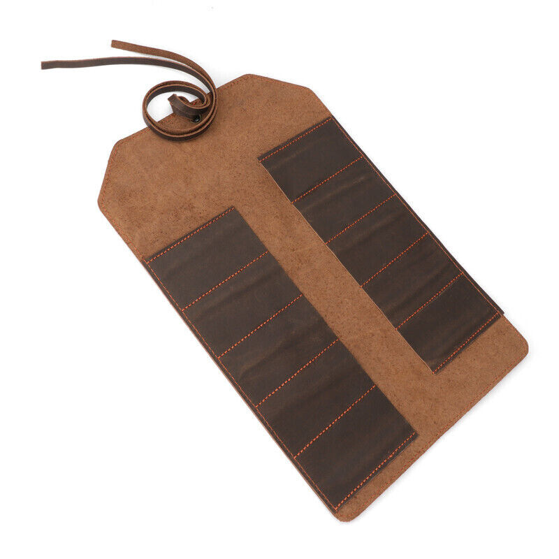 Leather Wood Carving Knives Roll Tools Organizer Knife Carrier Pouch-Xmas Gift