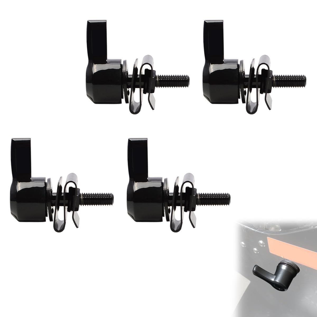 Saddlebag Mount Kit, Set of Hard saddlebag Lever Lock mounting for Harley 199…