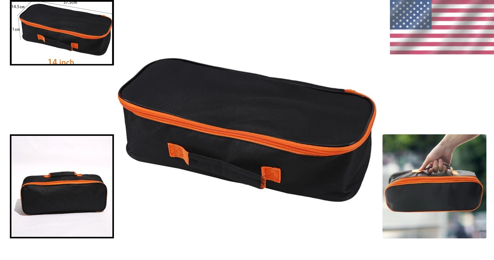 Compact Waterproof Tool Pouch – Ideal for Organizing Small Tools (14.5″ x 5.7″)