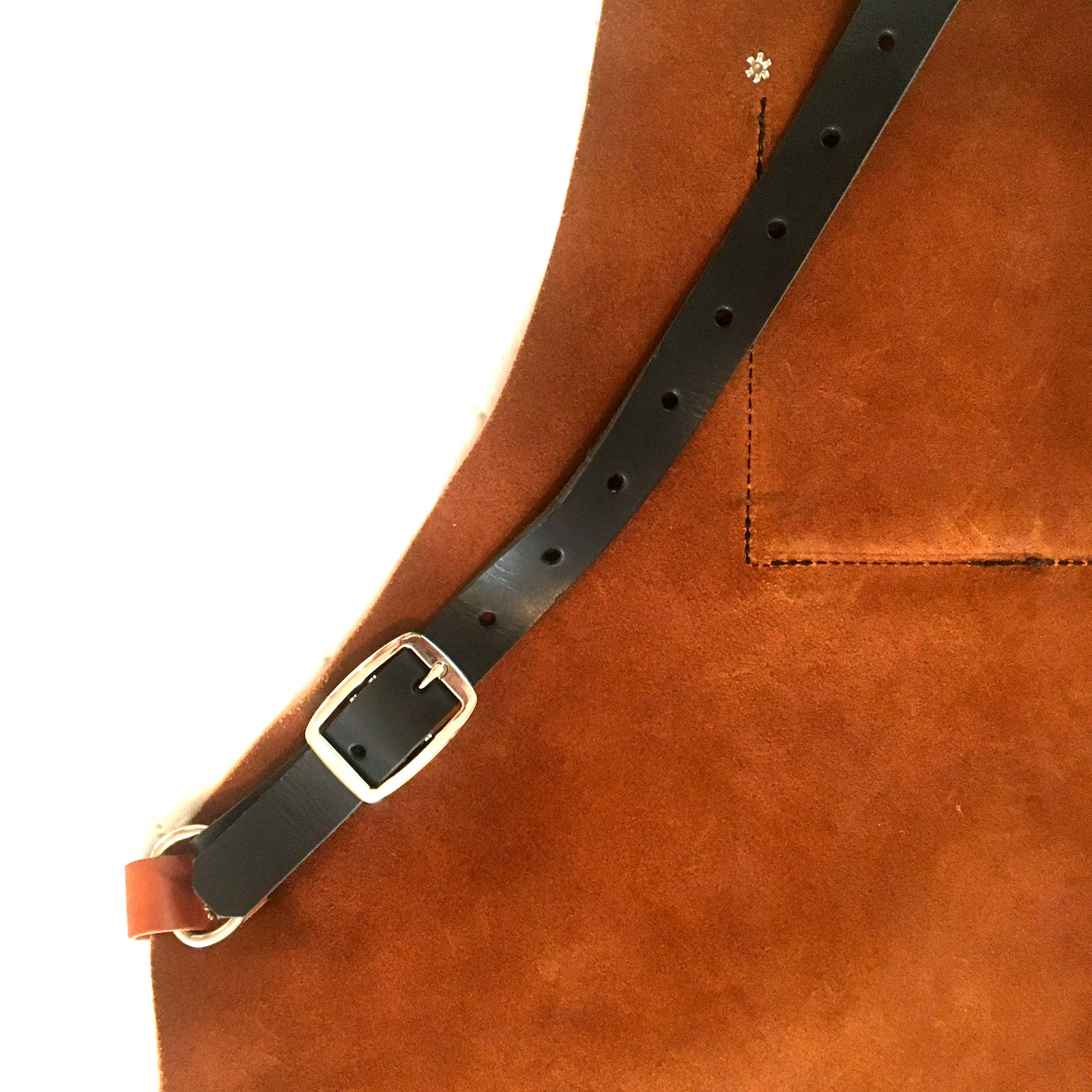 Calavera Tool Works Leather Shop Apron Heavy Duty Tobacco Classic 31″ USA Made