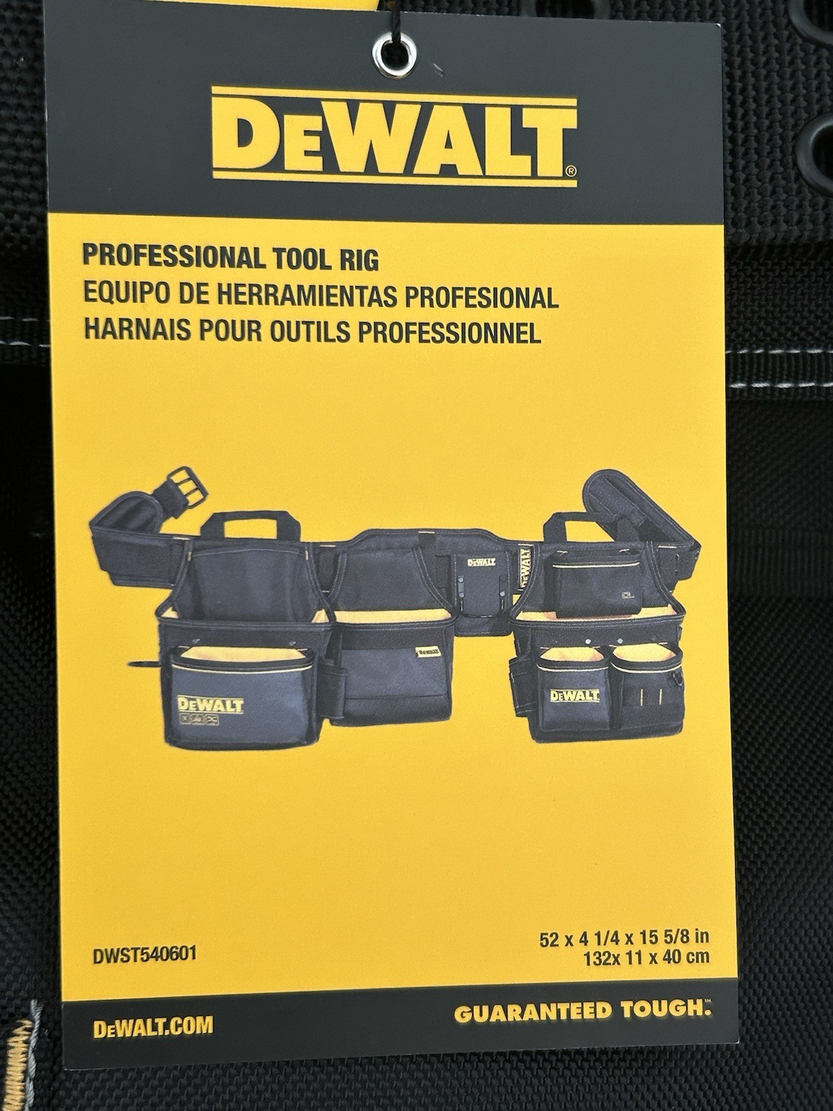 DEWALT Professional Tool Rig DWST540601