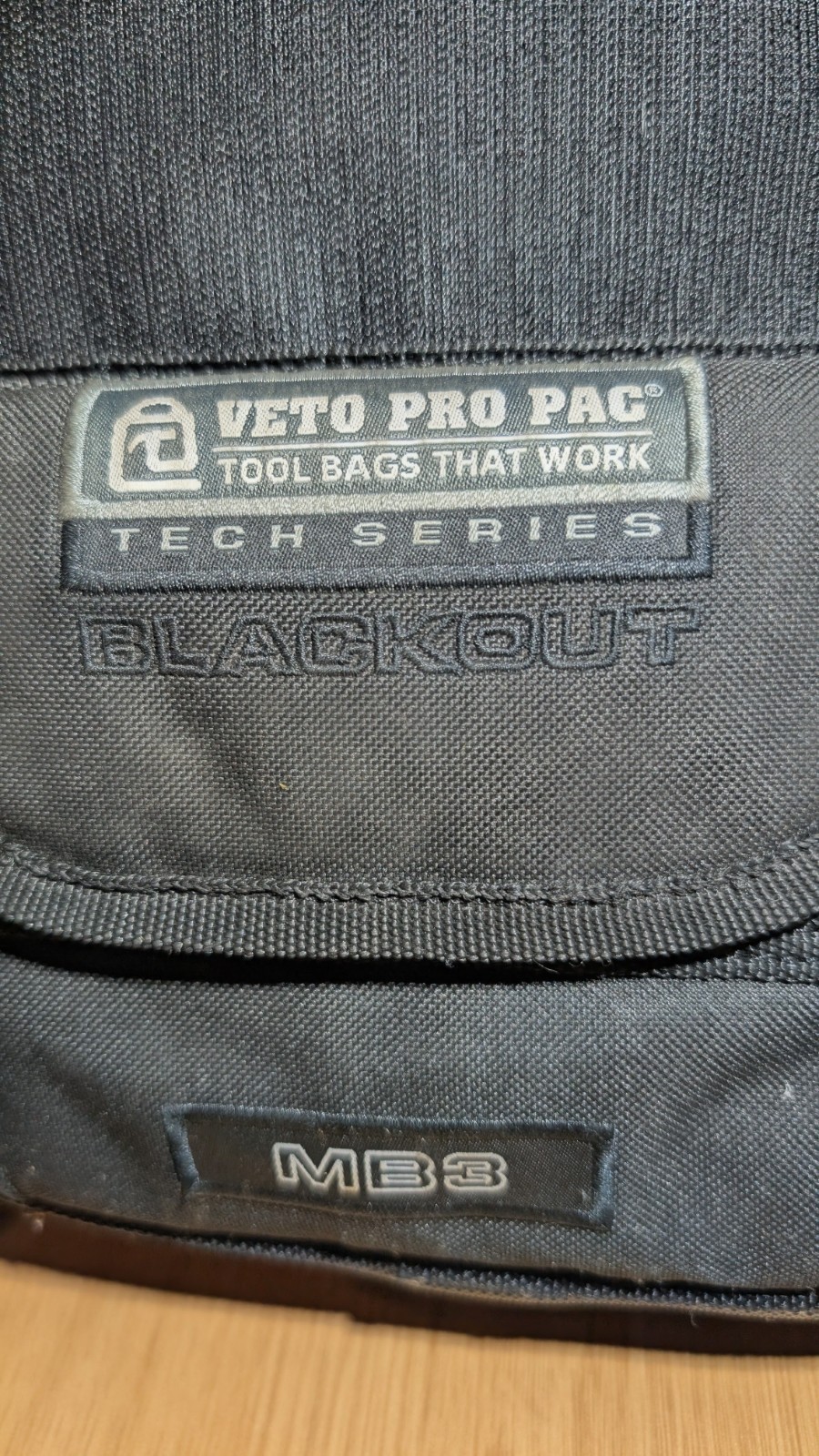 VetoProPack MB3 Blackout w/Removable Backpack Straps