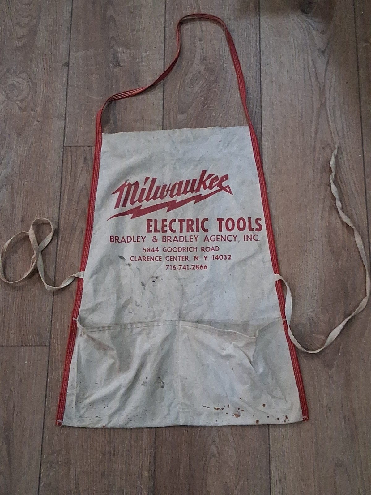 Milwaukee Apron Bib 2 Pockets Work Shop Jewelers Workshop Hobby Craft Jewelry