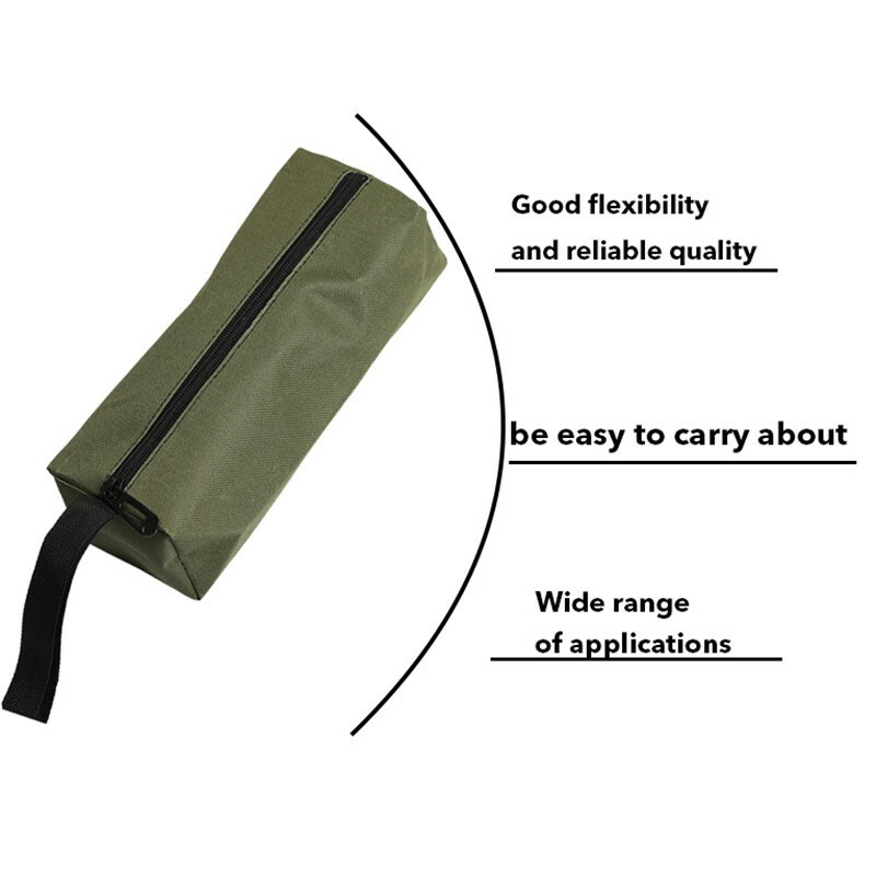 Zipper Tool Bag Firm Organize Storage Small Parts Hand Tool Plumber Electrician