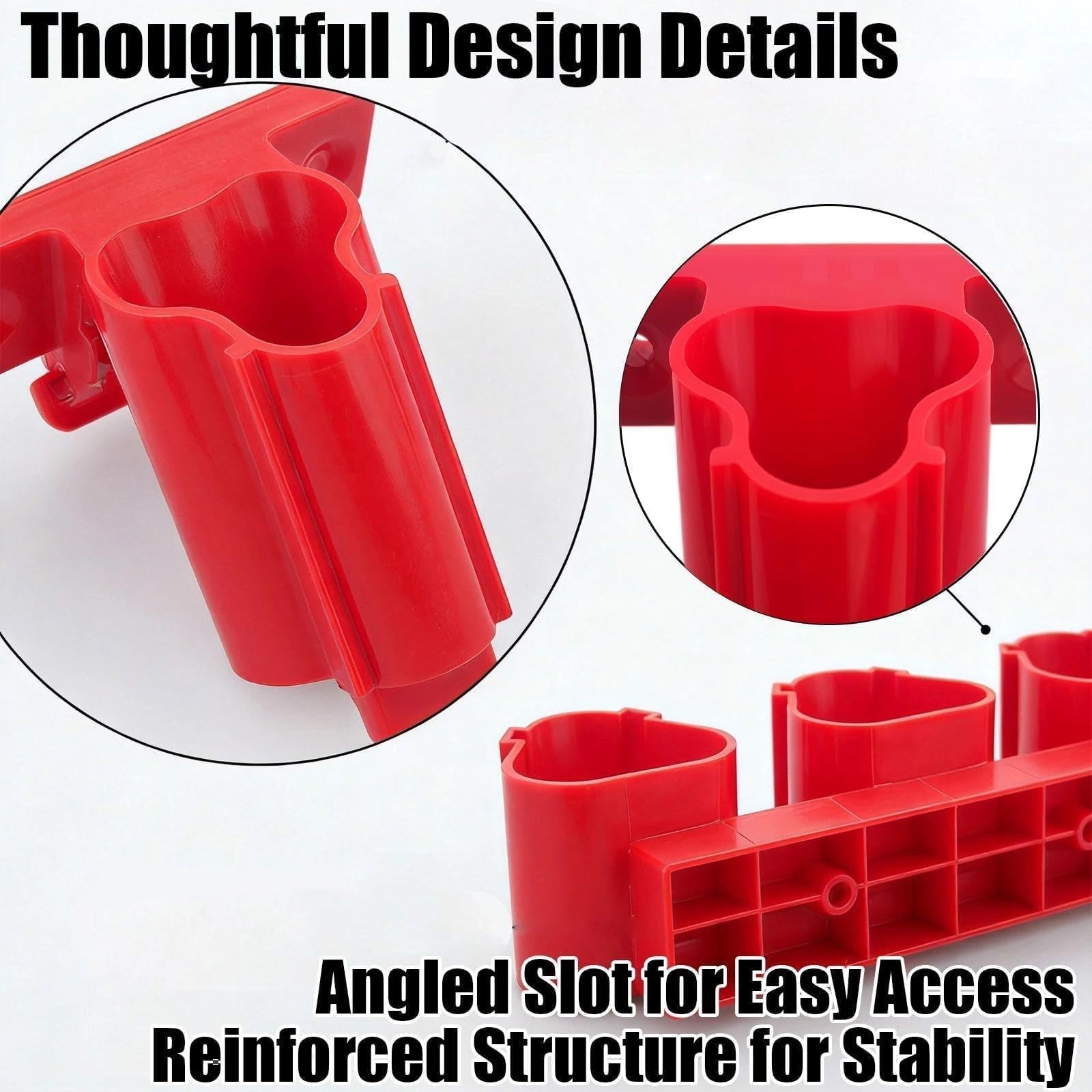 Wall Mount Tool Storage Rack Fit for Milwaukee M12, 8-Piece Organizer Kit Inc…