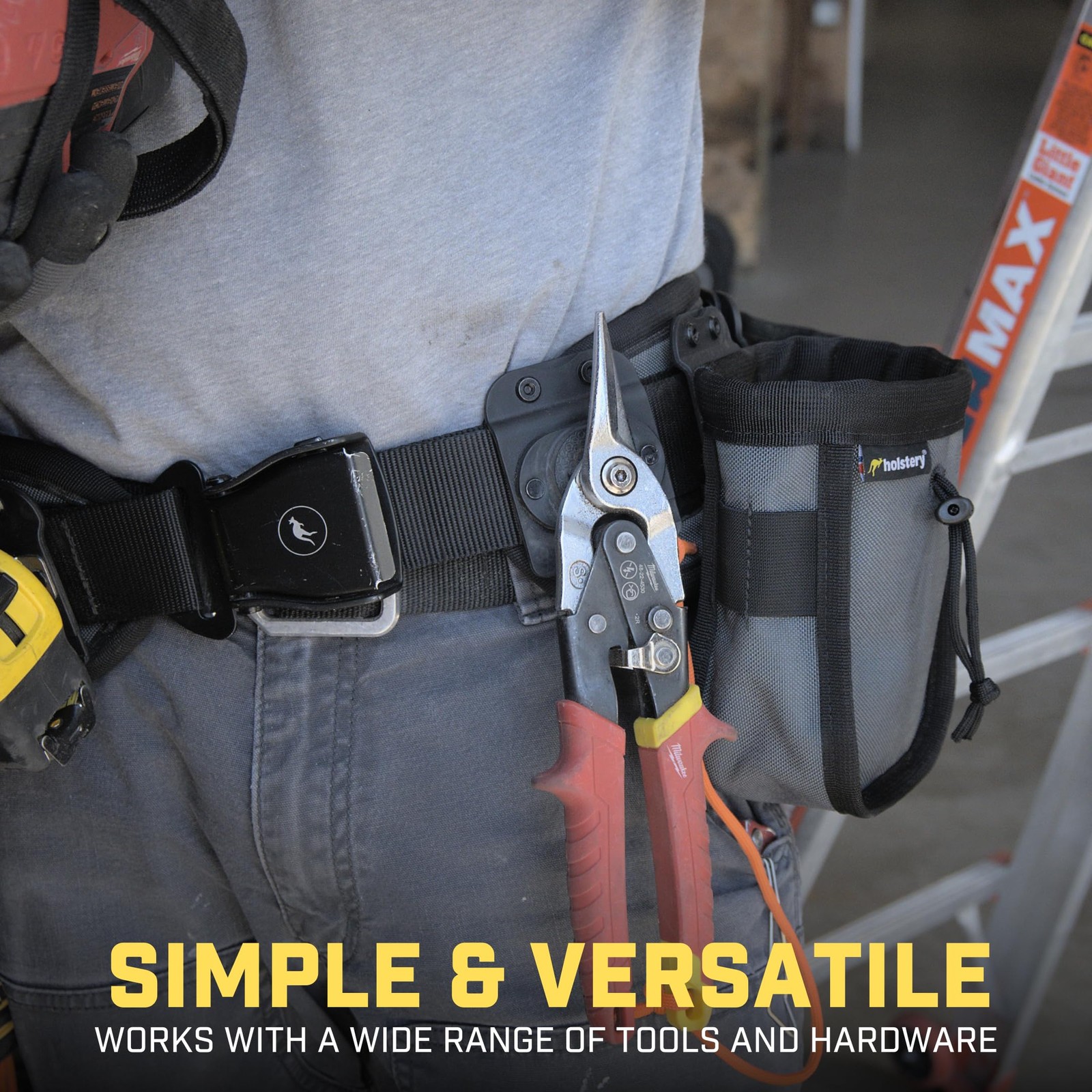 Holstery MagMaster | Magnetic Tool Holder – Strong Clip-On Belt Magnet Holste…