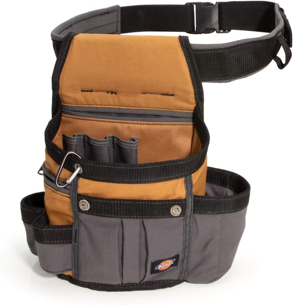 8-Pocket Padded Tool Belt/Utility Pouch, Adjustable 3-Inch Belt