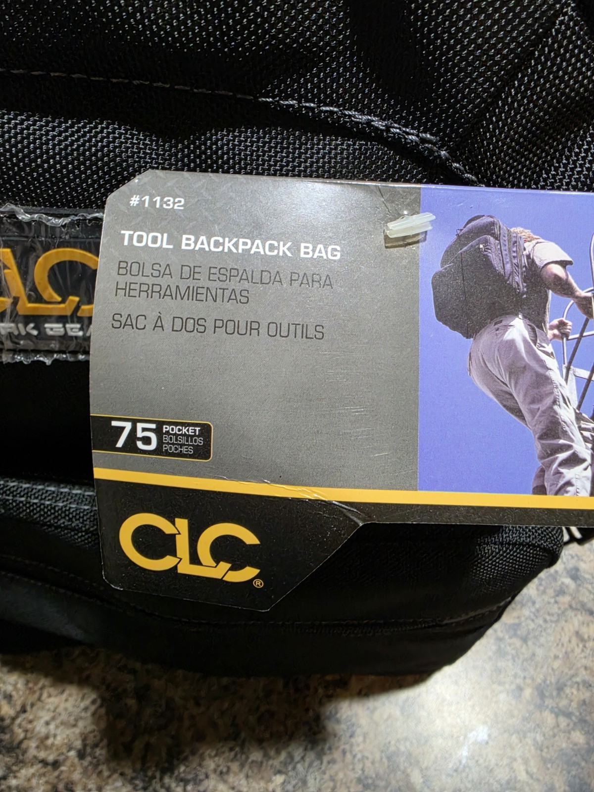 CLC 1132 Tool Backpack Bag 75-Pocket
