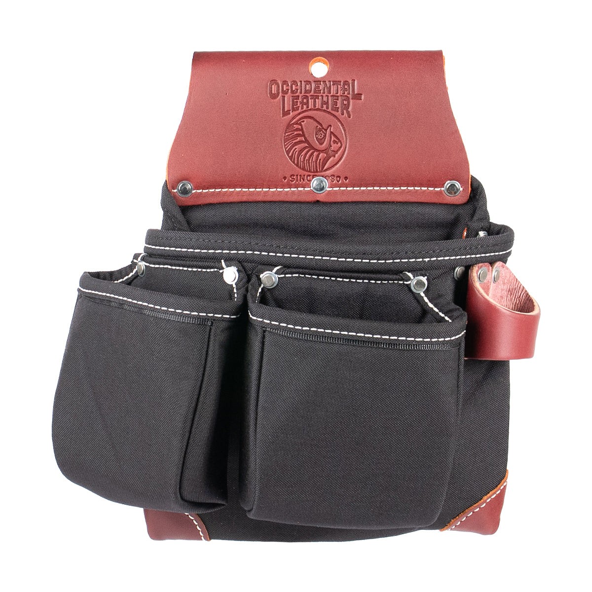Occidental Leather B8017DBLH Black Left Handed OxyLights 3 Pouch Tool Bag