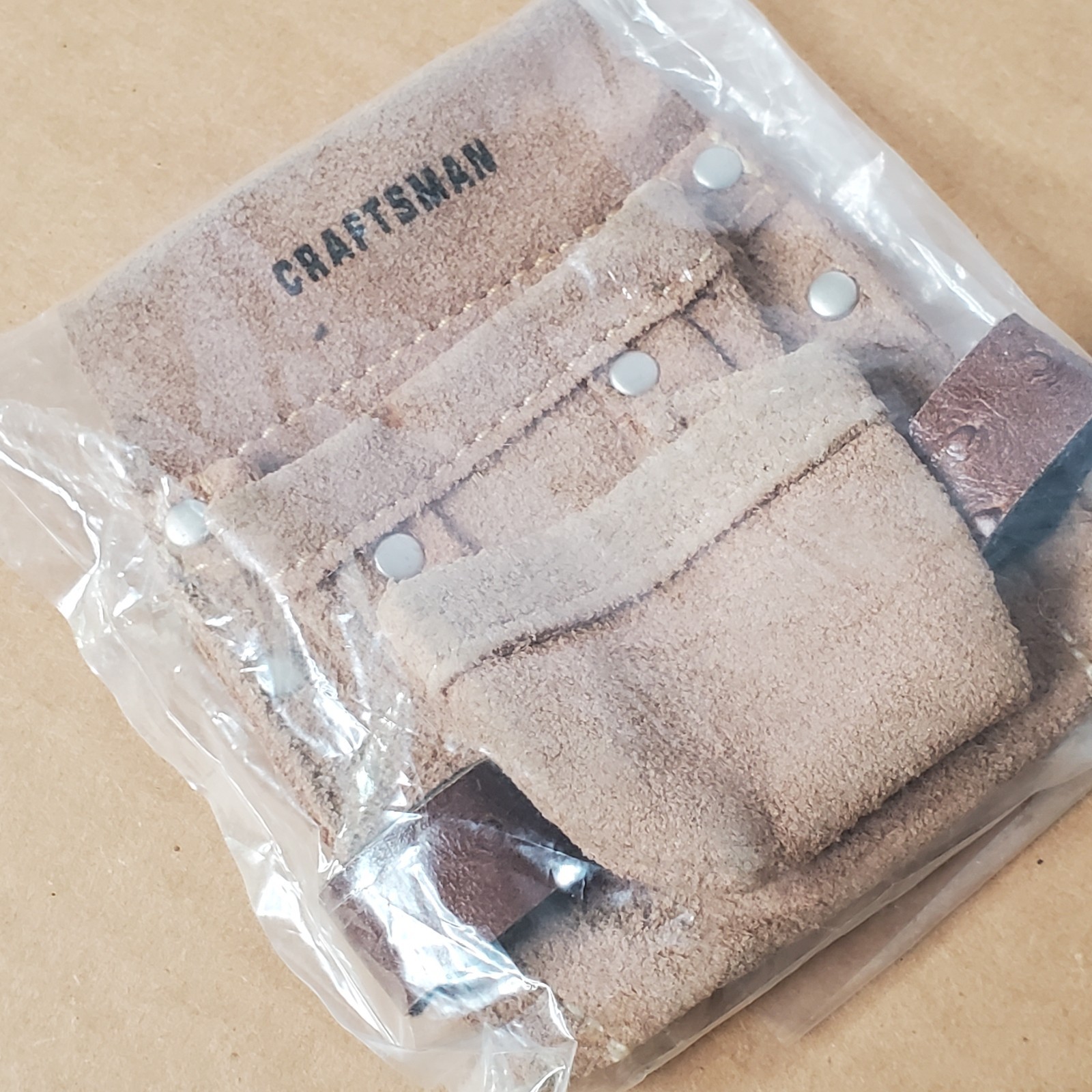 Mini Leather Craftsman Tool Pouch Bag 4.5″ x 3.3″ & Set Of Small Handy Tools