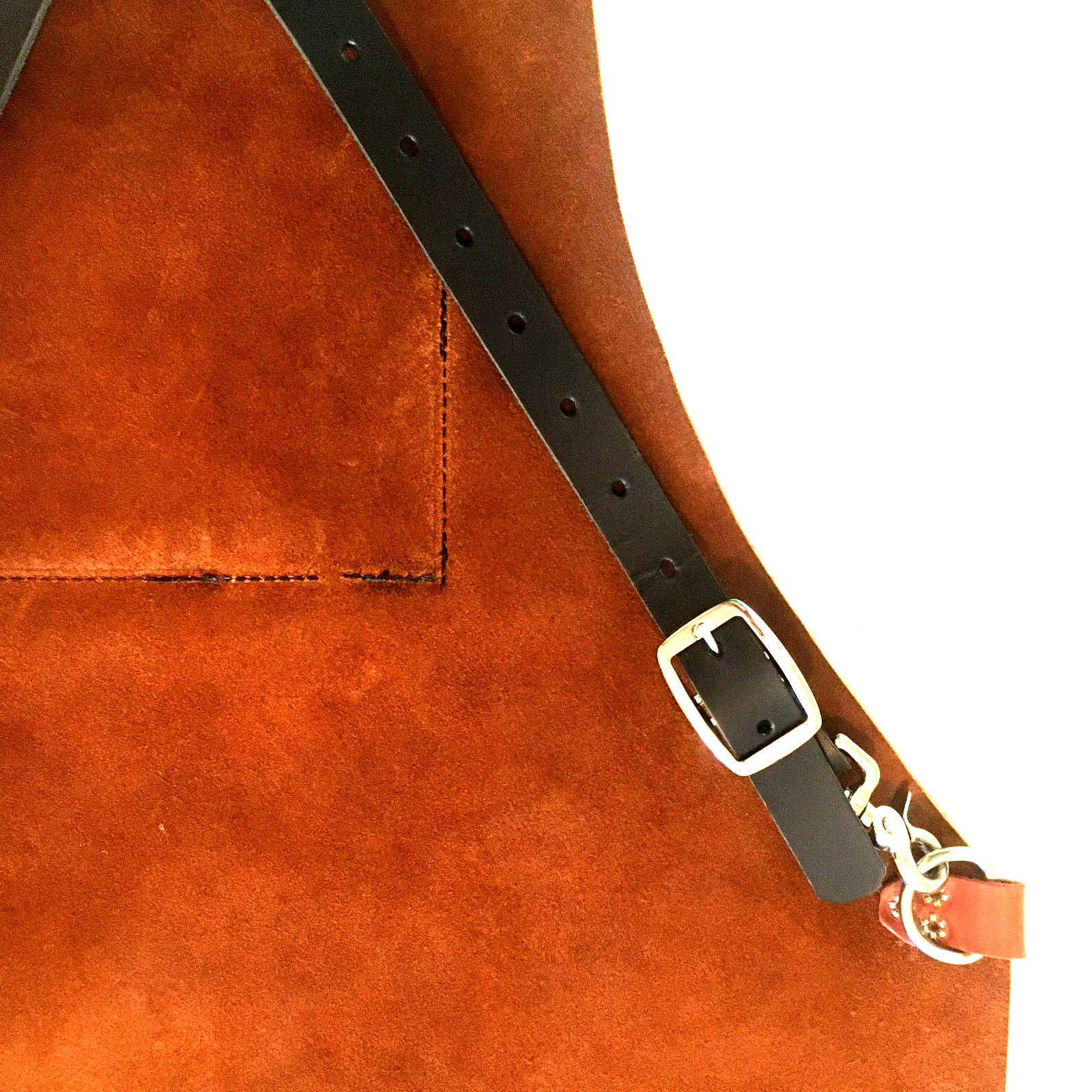 Calavera Tool Works Leather Shop Apron Heavy Duty Tobacco Classic 31″ USA Made