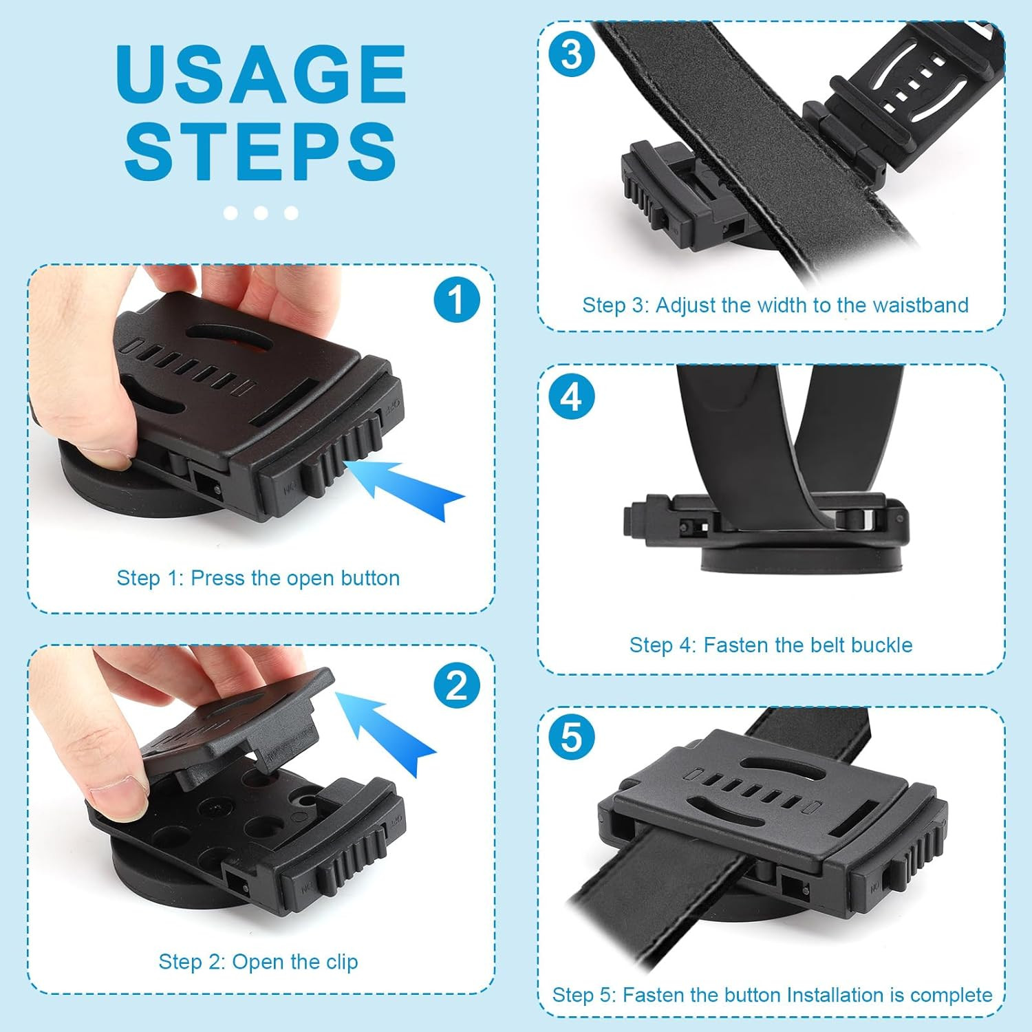 Magnetic Belt Clips, Heavy Duty Magnet Holster Magnetic Tool Holder Belt Acce…