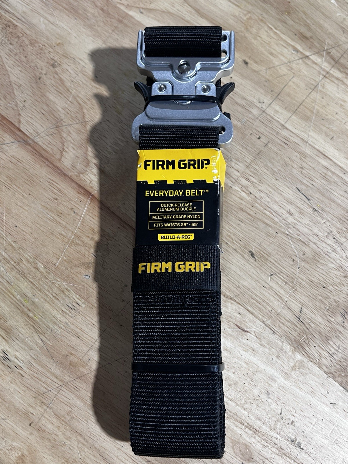 Tool Belt Work Waist Adjustable Heavy Duty Nylon Black Quick Release Jobsite