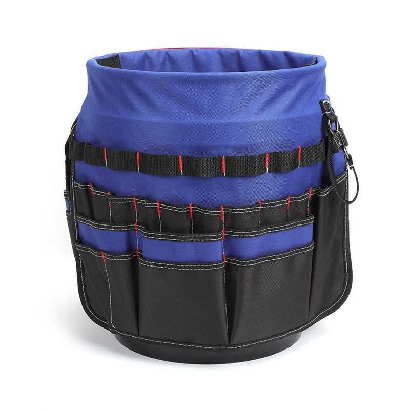 WORKPRO Bucket Tool Organizer51Pockets Fitsto3.5-5Gallon Bucket (Tools Excluded)
