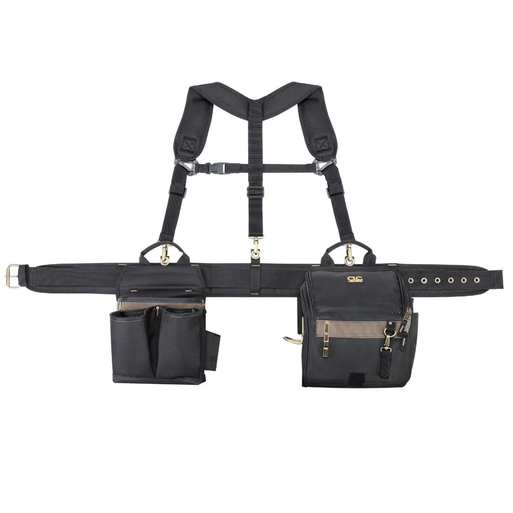 Clc Ercraft 1608 Electrician’s Comfort Lift Combo Tool Belt 28 Pocketblack