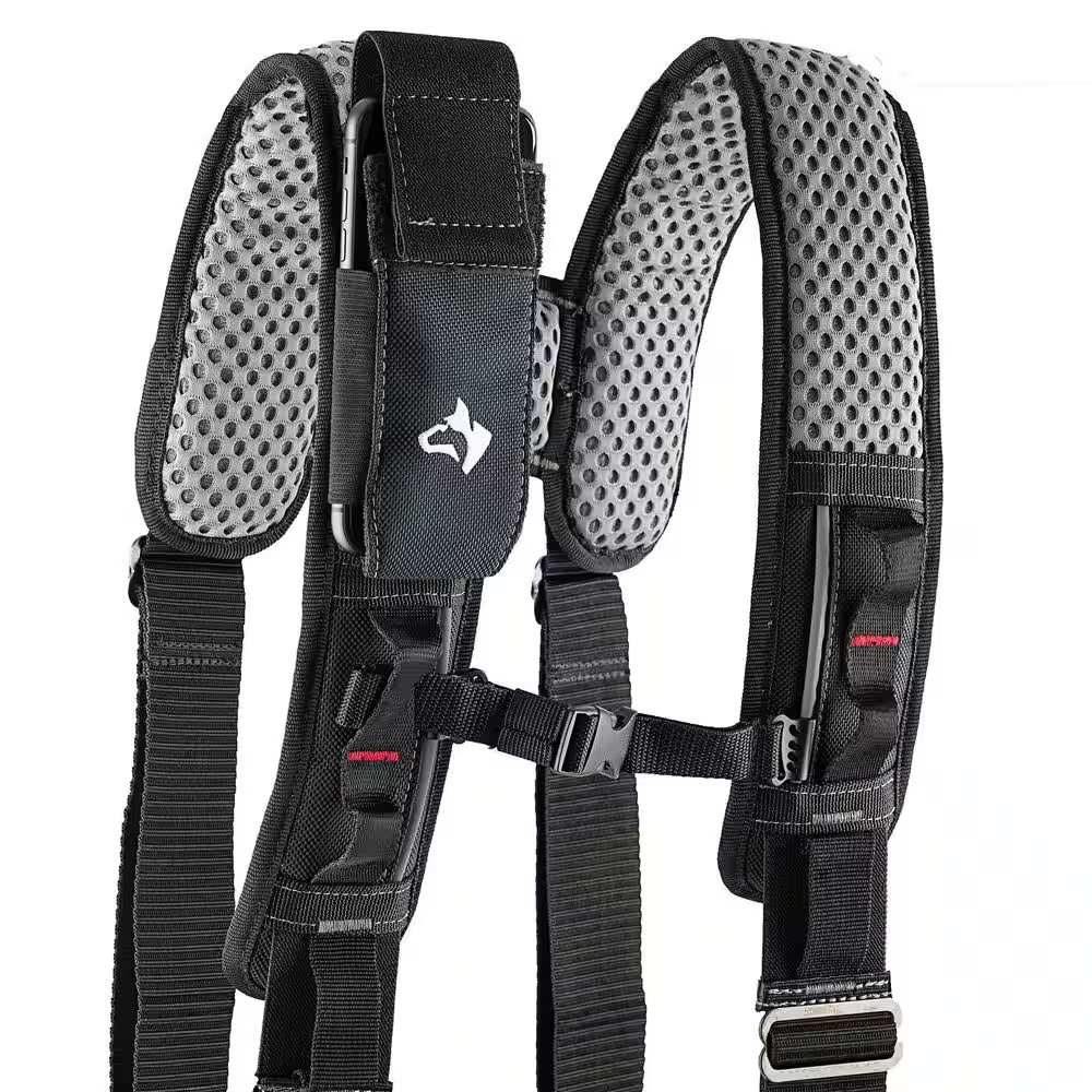 Husky Framers 2-Bag Work Tool Belt with Suspenders