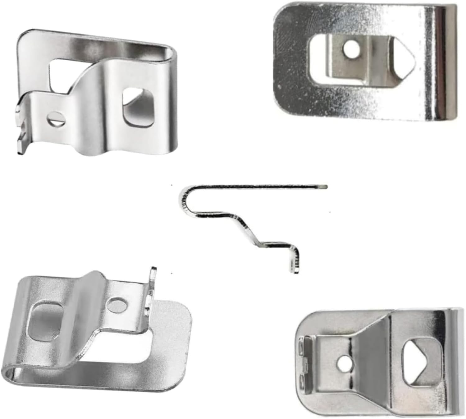 12-Pack Stainless Steel Belt Clips for DeWalt 20V Tools – Easy Installation