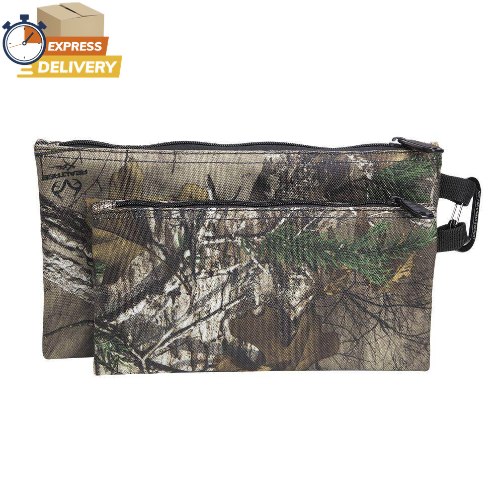 10 In. Camo Zipper Tool Bag, 2-Pack 👌