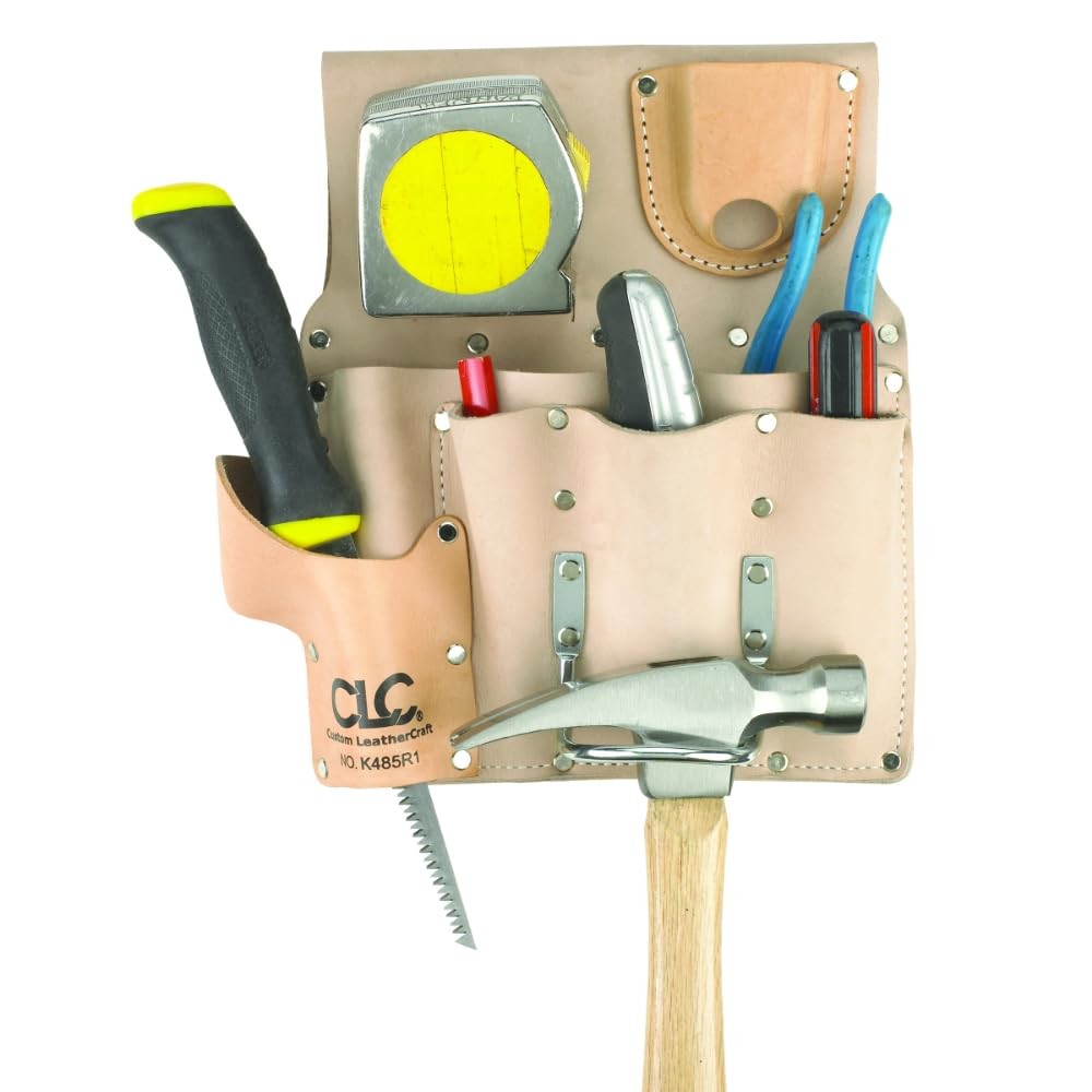 Ercraft Dw109 Clc K485r1 Standard Drywaller’s Tool Pouch Chrometanned Heavy Duty
