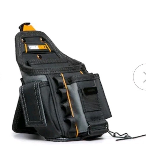 ToughBuilt TB-CT-34 Small Electrician Tool Pouch ClipTech Belt Clip 13 Pockets