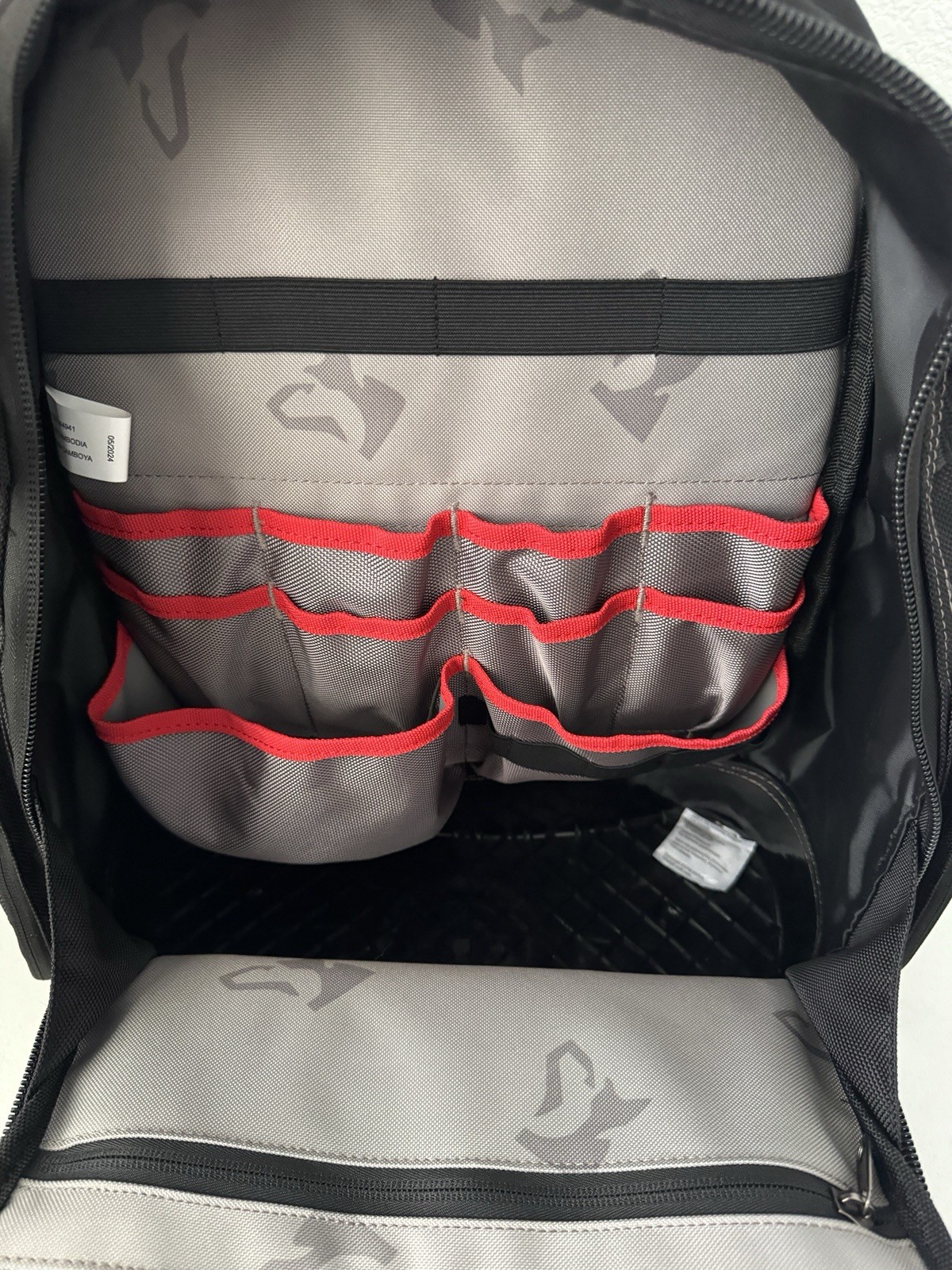 Husky 16 in. Pro Tool Backpack 36 Pocket Heavy Duty Work Backpack New