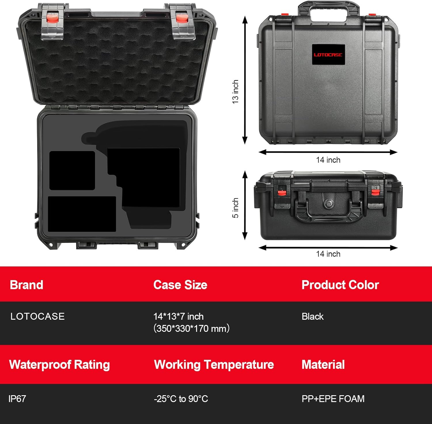 Milwaukee Impact Case for M18 Torque Wrench Hard Waterproof Case | for Electrici