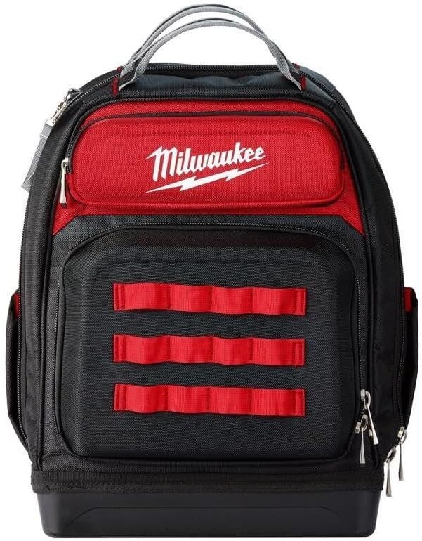Milwaukee 48-22-8201 Ultimate Jobsite Backpack, Black/Red