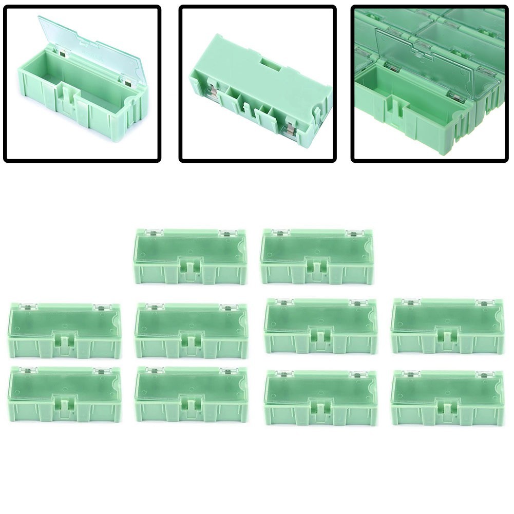 Efficiently Store Electronic Components 10PCS SMT Case 75×31 5×21 5mm