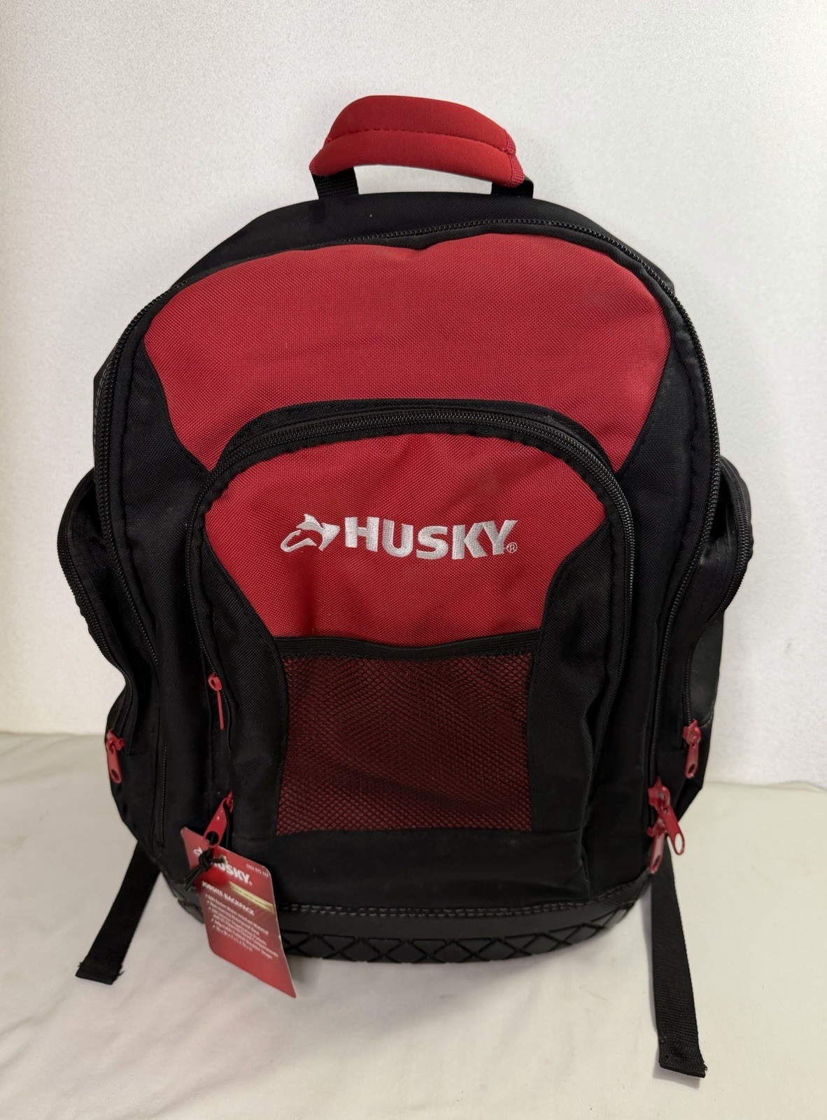 Husky Jobsite Backpack Tool Bag 16”x7”x19” With Tag 1002 975 153