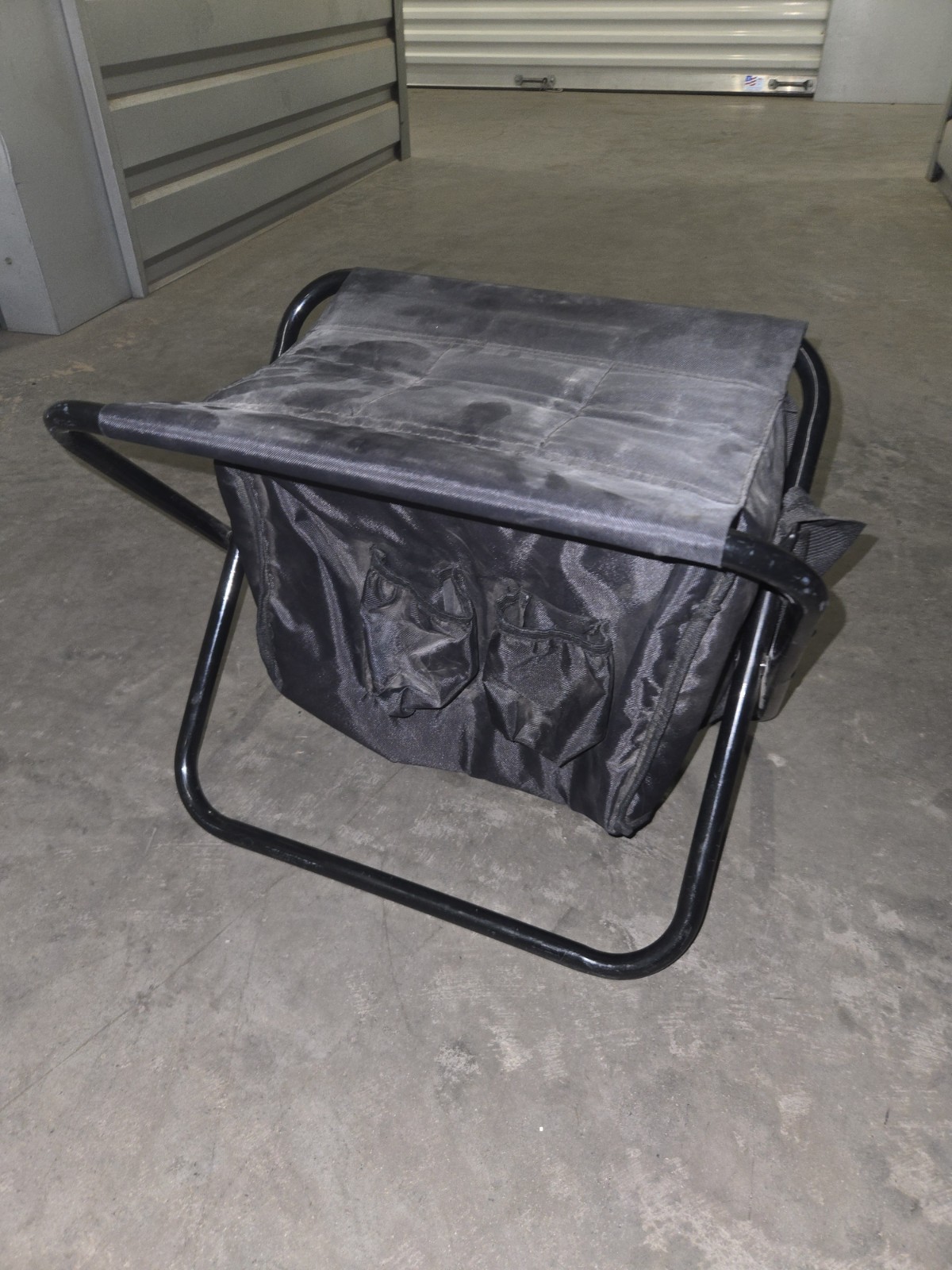 Wilmar Black Fabric Tool Bag w/ Handle, Shoulder Strap & Zipper Closure