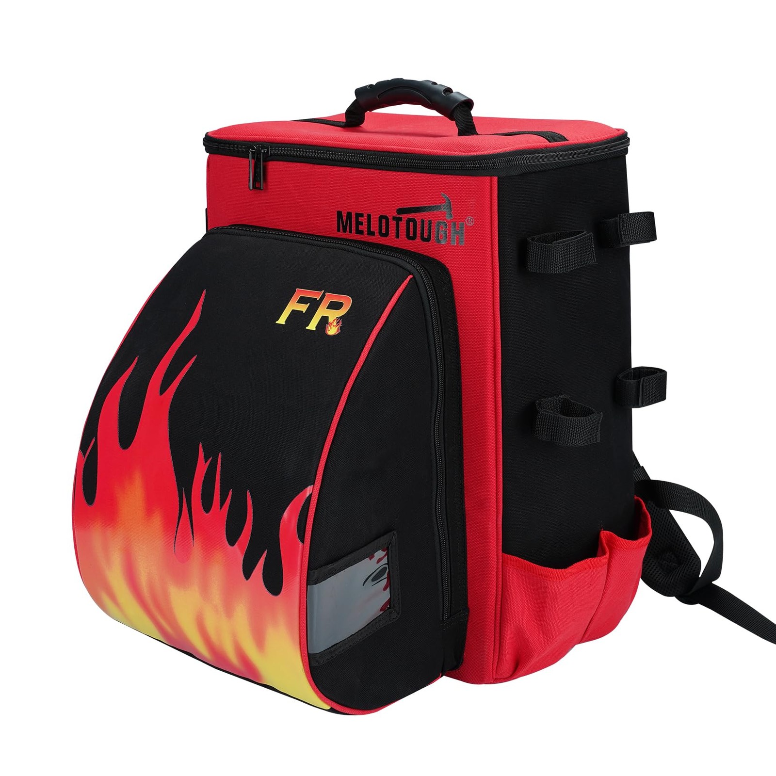 Welding Backpack 32.56L Fire-Resistant Fabric Multi-Pocket – Tool Storage