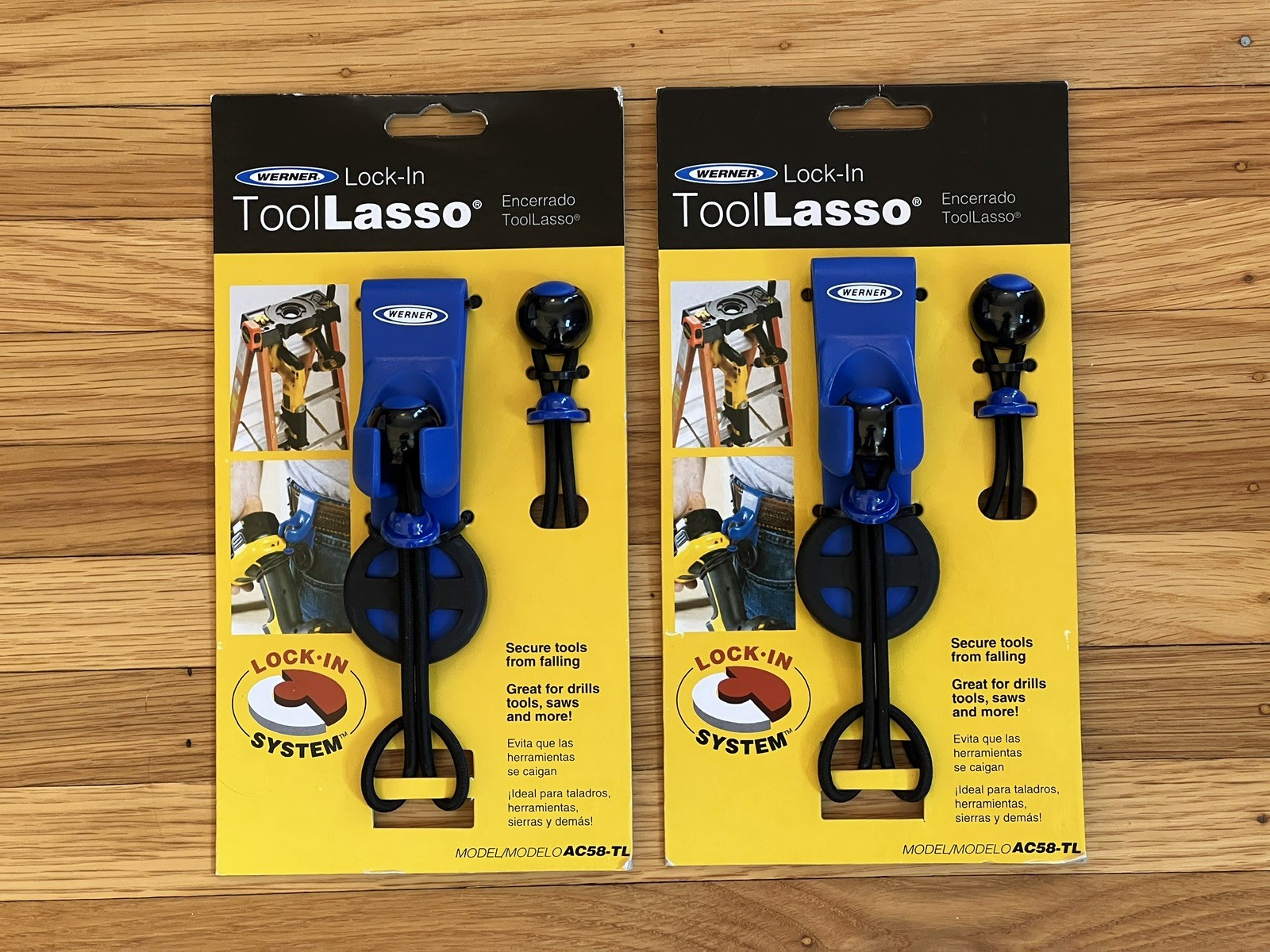 Werner Lock-In ToolLasso AC58-TL with Belt Clip – Lot of 2 – New In Package