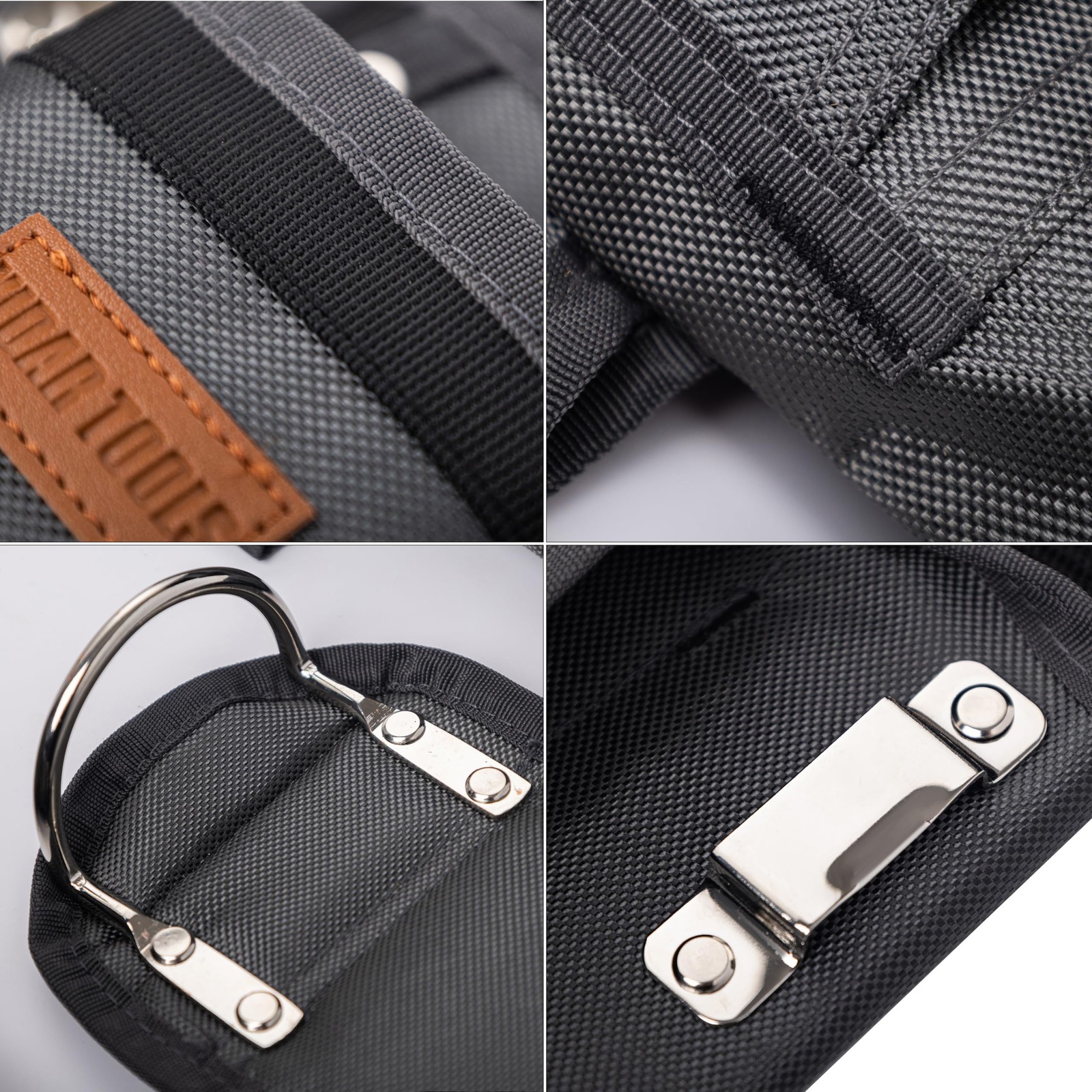 12 Pockets Heavy Duty Tool Belt for Men Carpenter Electrician Construction Pro