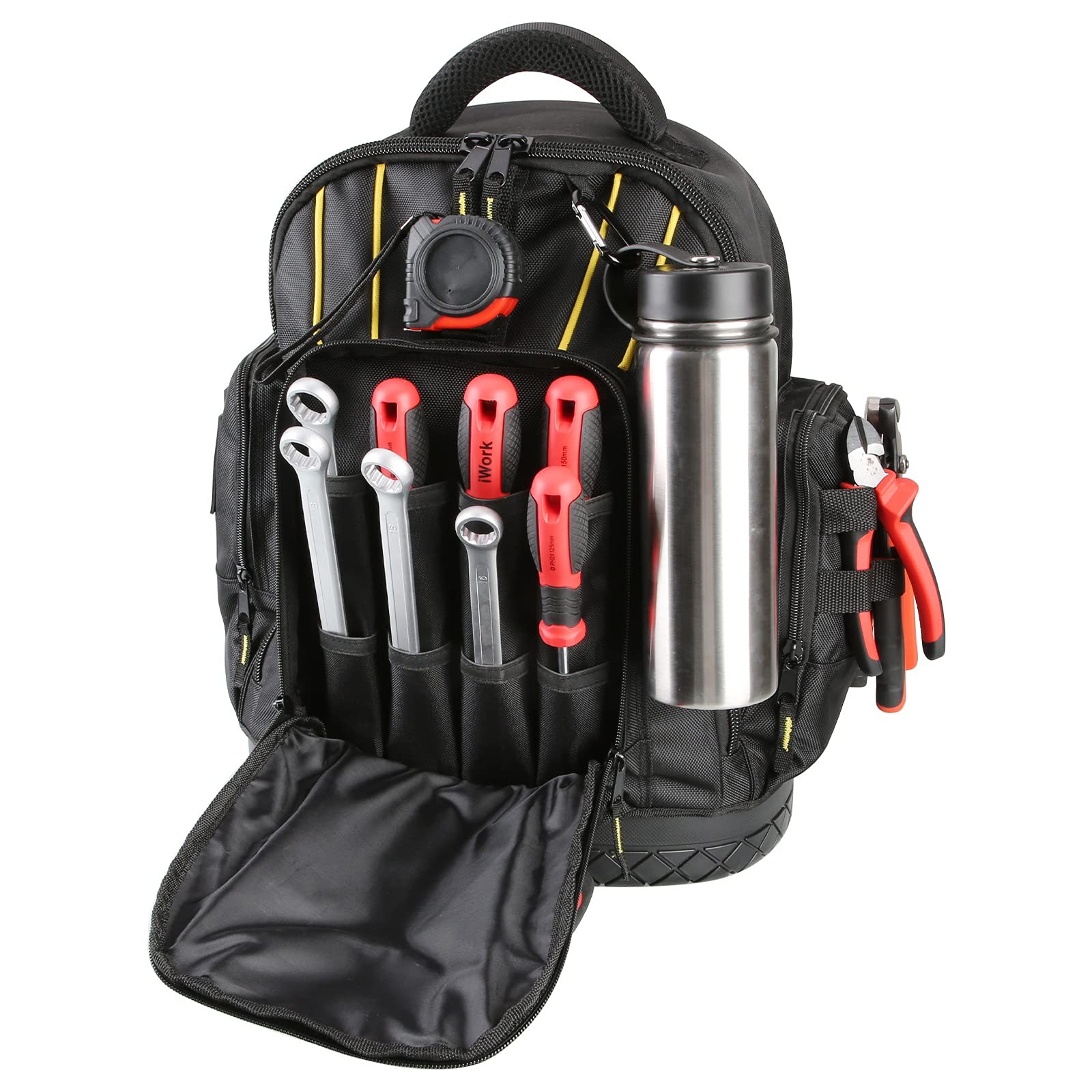 Olympia Tools Tool Backpack Moulded Waterproof Base Padded Shoulder Straps
