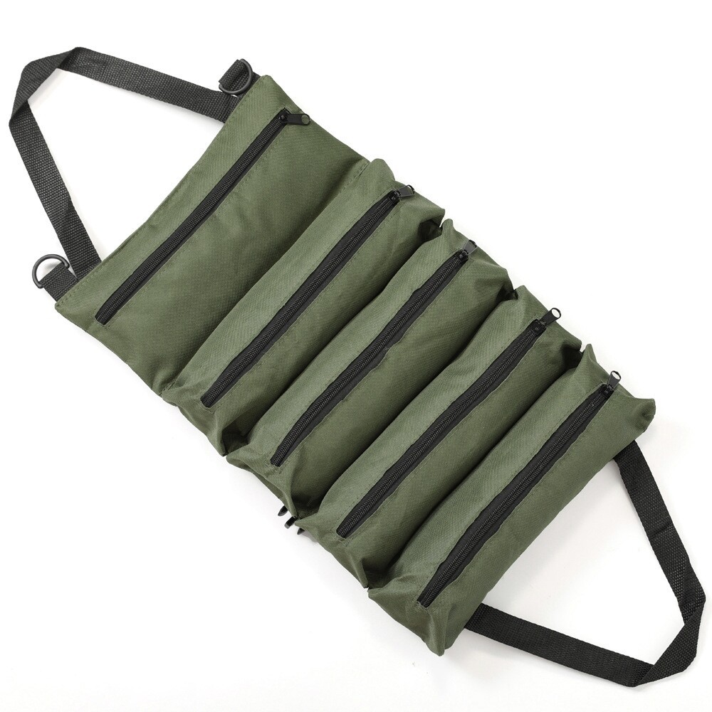 Tool Roll Up Bag Heavy Duty Tool Organizer Portable Storage Hanging on the Wall
