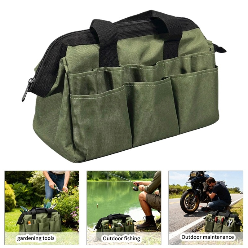 Reinforced Thick Tool Storage Bag with Reiforced Handle For Mechanics DIY