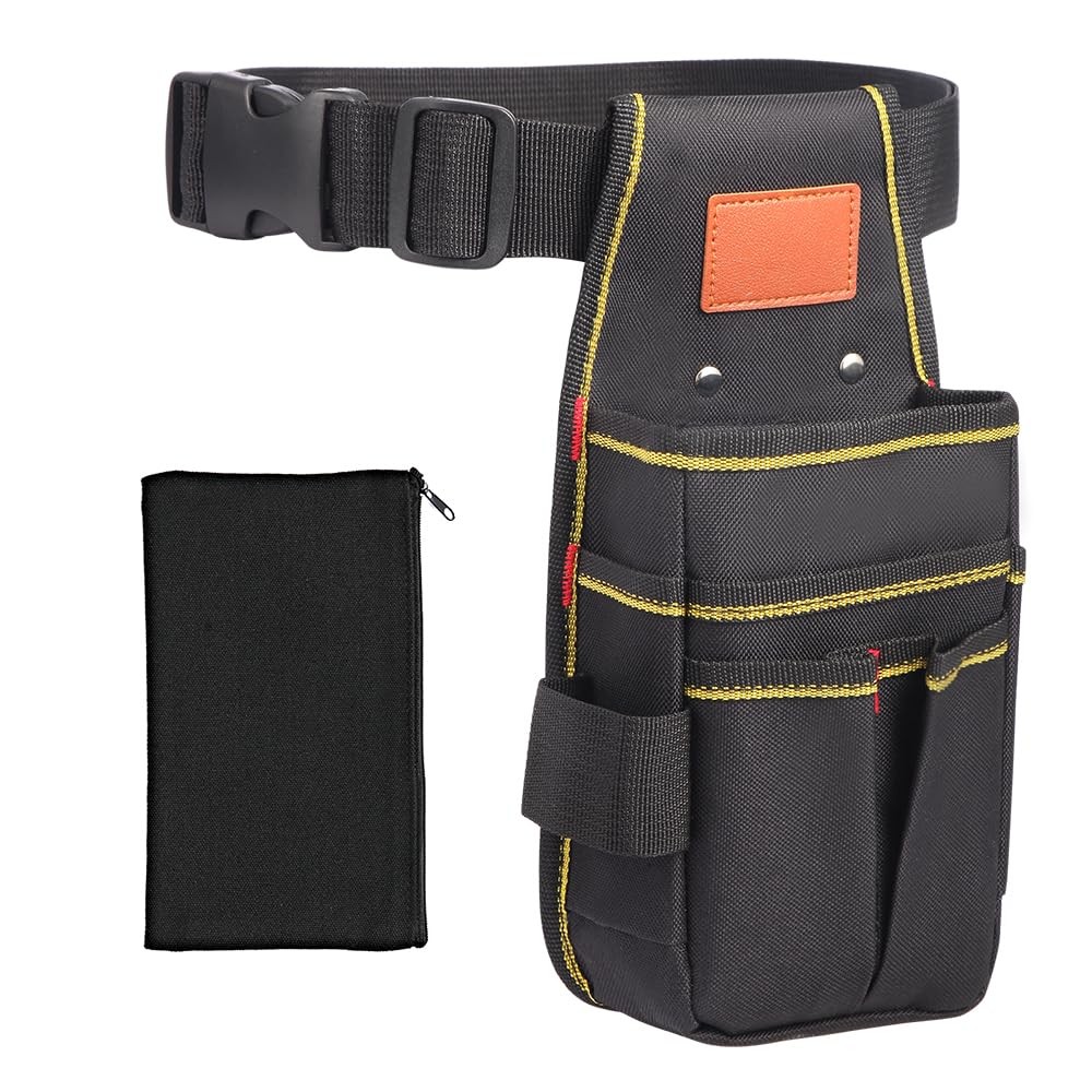 Small Tool Pouch With Belt 12 Storage Ports Industrial Grade 10.2″x5.5″