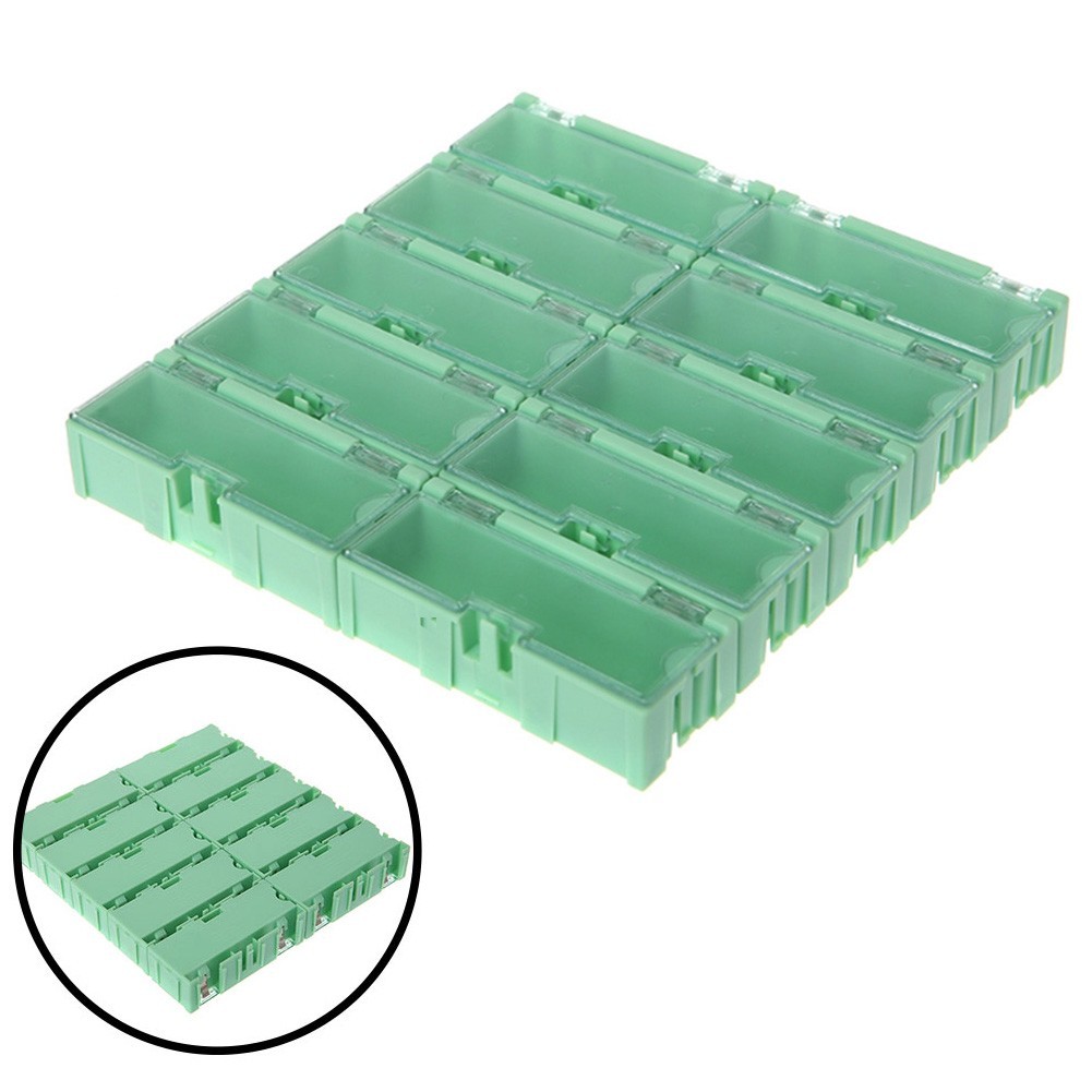 Efficiently Store Electronic Components 10PCS SMT Case 75×31 5×21 5mm