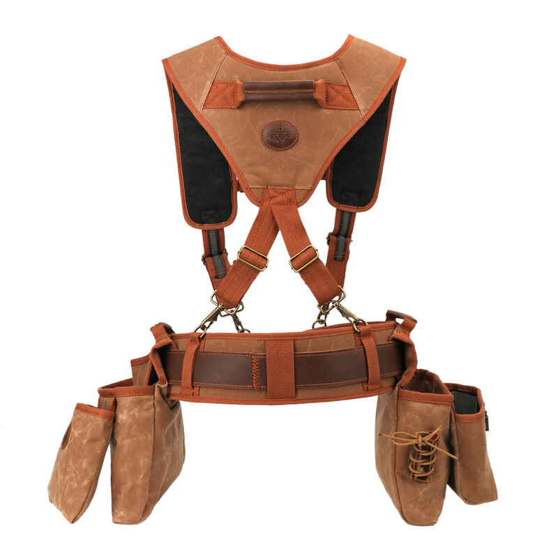 Electrician Suspenders Carpenter Framer Tool Carry Rig Belt Wasit Pack-TOURBON