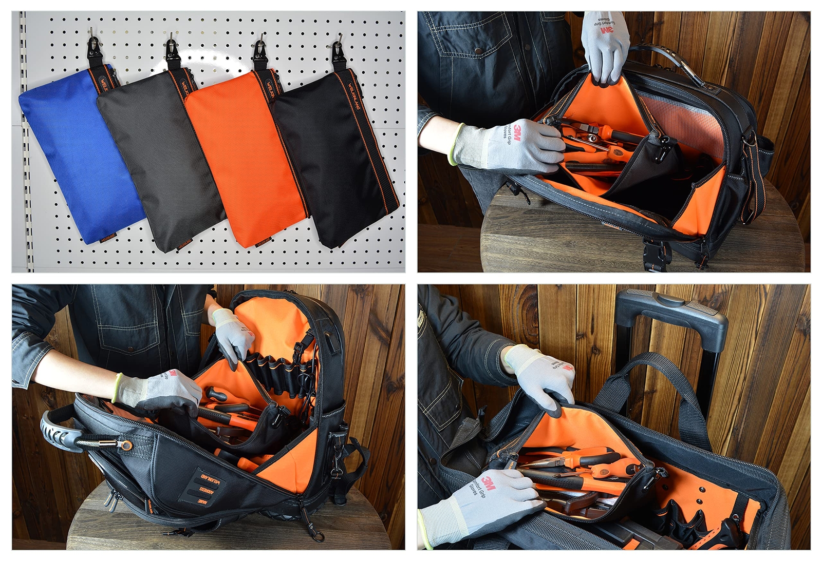 4packs Small Tool Pouch Heavyduty Tool Pouch Electrician Tool Pouch Tool Pouches