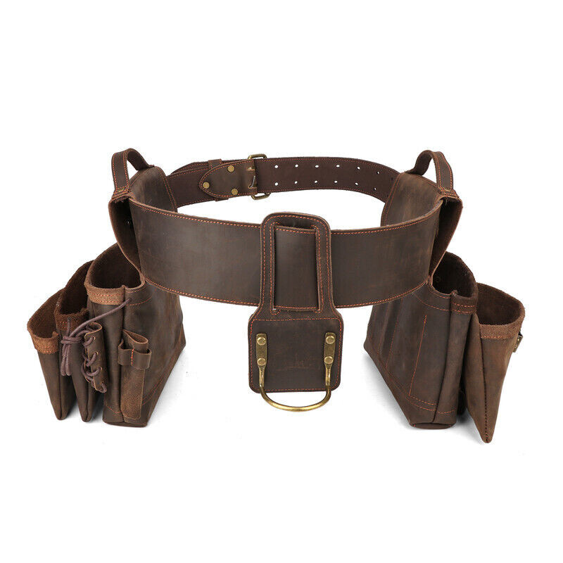 Leather Carpenter Framer Tool Organizer Belt/Pouch/Bag/Holder Carrying