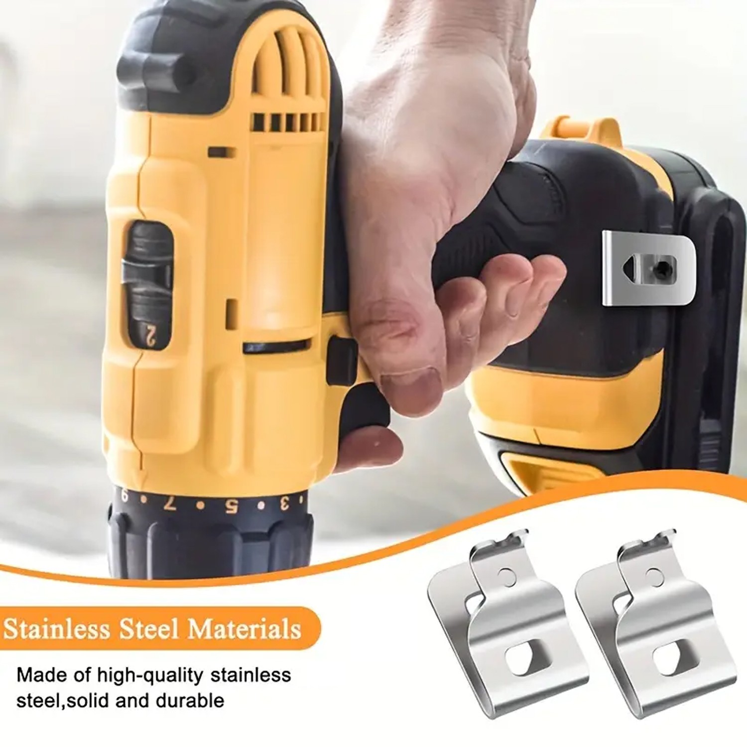 10pcs Replacement Belt Hook Clip for Dewalt N268241 20V Power Tool DCD980 DCD985