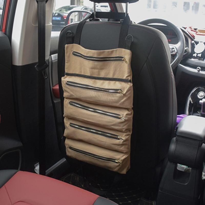 Tool Roll Organizer Foldable Bag for Car Electrician Tools Pliers Wrenches Pouch