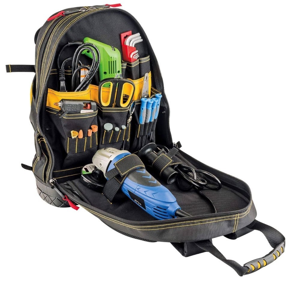 Caterpillar CAT 18″ Heavy Duty LAPTOP / PRO TOOL Backpack – 29 Pockets 🌟NEW🌟